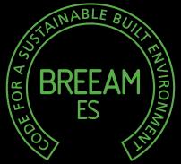 Logo Breeam de Código para un entorno construido sostenible