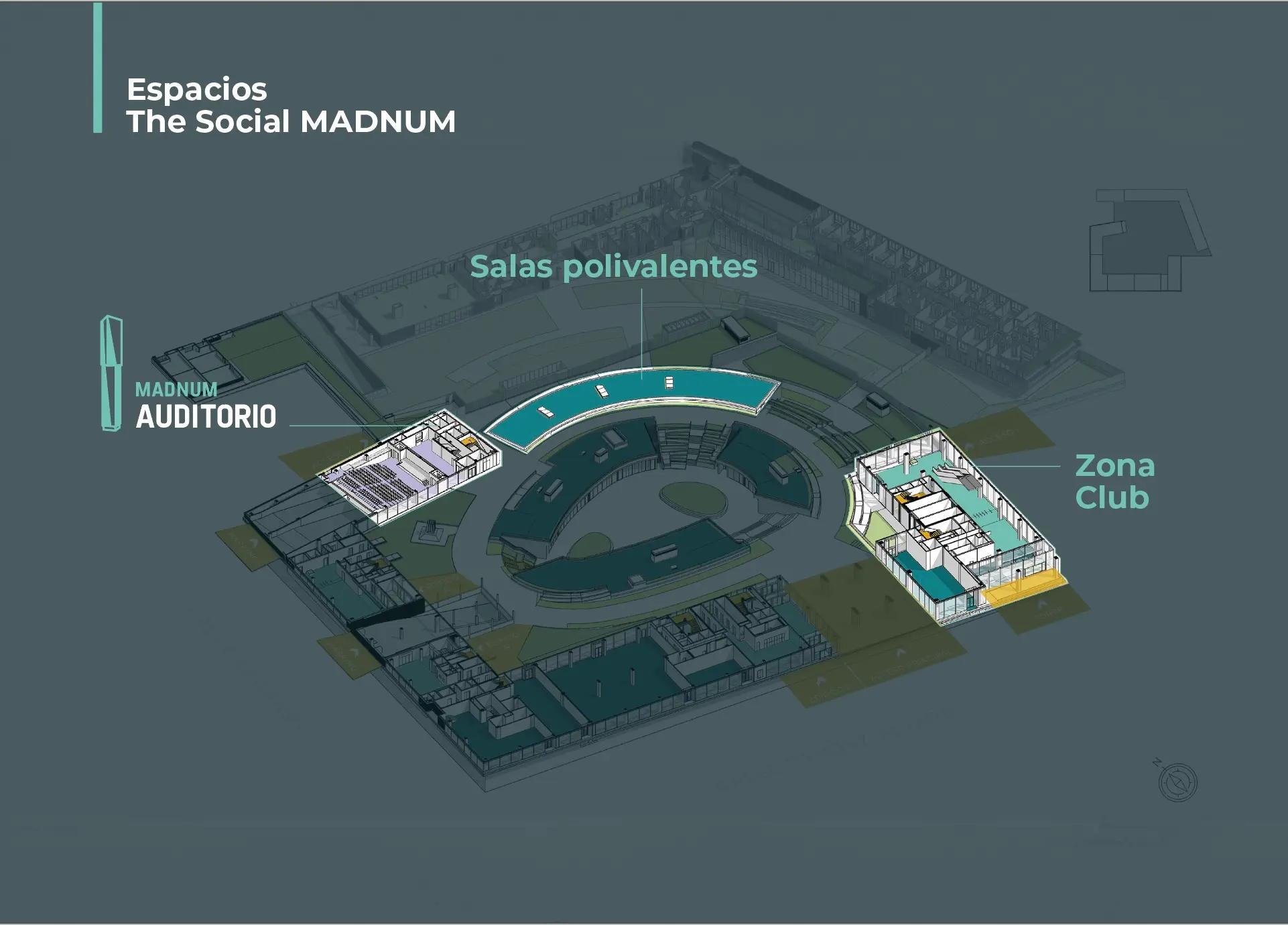 Plano general de las oficinas de Madnum