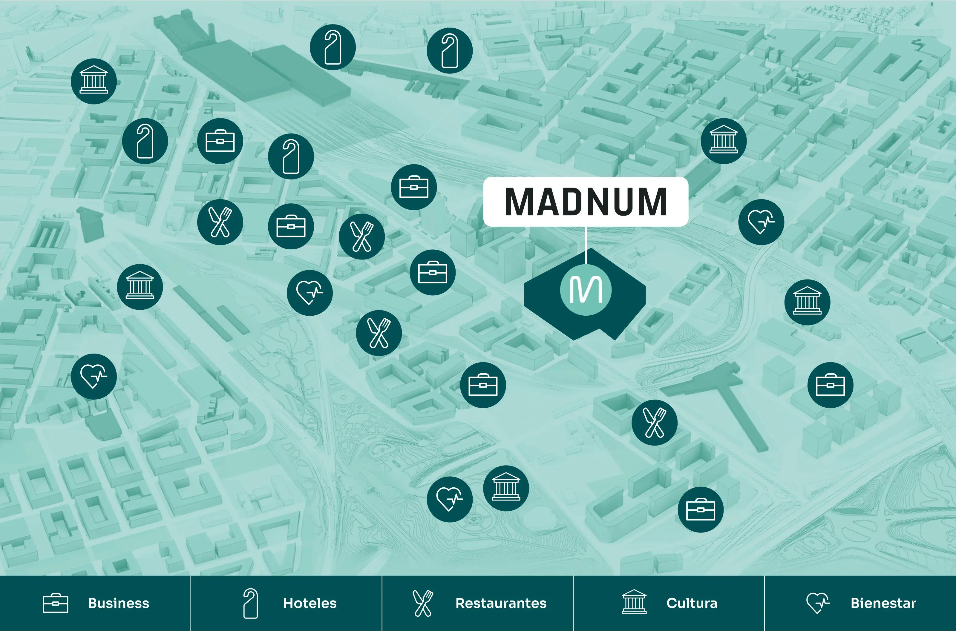 Blueprints of Madnum premises